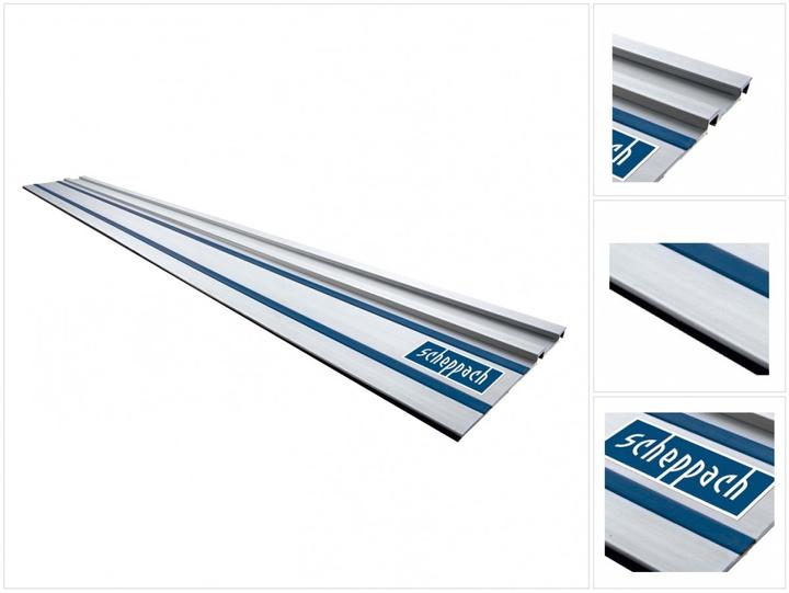 Actual product image Scheppach Guide rail 1400 mm for plunge saw 55/75 (140 cm)