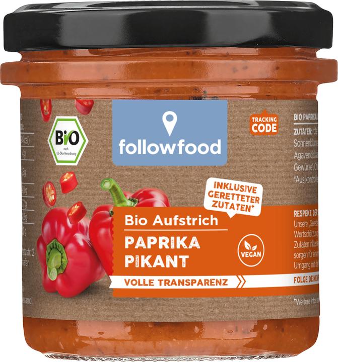 Produktbild Rettergut Bio Aufstrich - Paprika pikant (135 g)