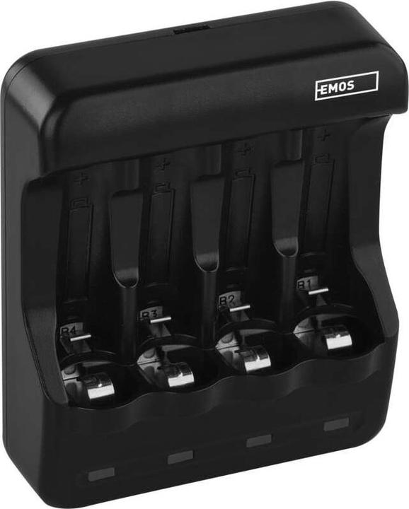 Immagine prodotto Emos Caricabatterie BCN-40 (1 pz., AAA, Caricabatterie senza batteria)