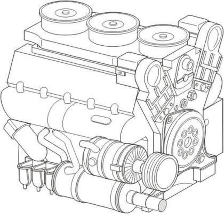 Productafbeelding CMK Maybach HL230 P45 WWII Ger tankmotor