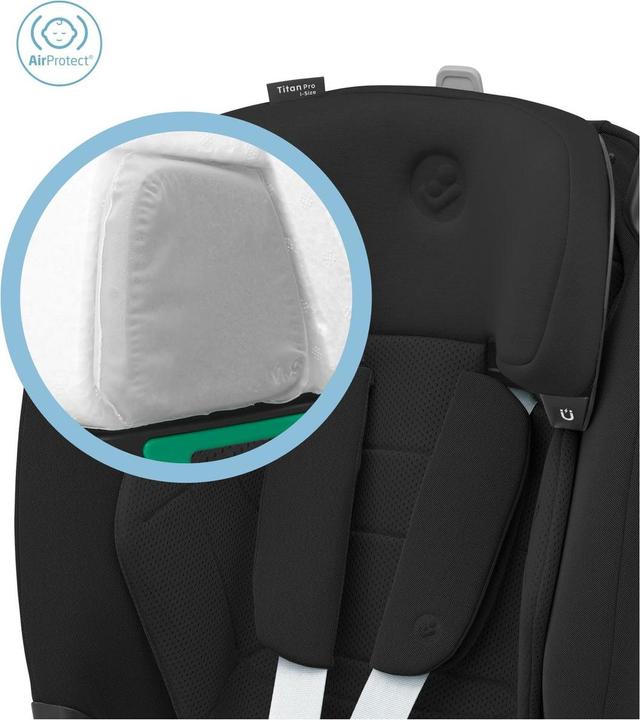 Actual product image Maxi-Cosi MC Titan Pro2 I-Size Auth.Blac (Child seat, ECE R129/i-Size Standard)