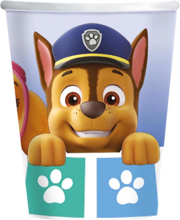 Actual product image Haza Witbaard 8 Paw Patrol 2022 Paper Cups 250 ml (8 x)