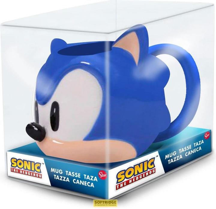 Actual product image Storline Sonic the Hedgehog mug 3D Sonic 385 ml (385 ml, 1 x)
