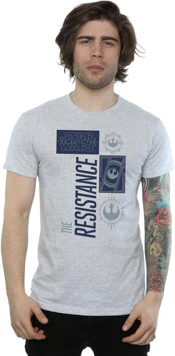 Actual product image Star Wars Mens The Last Jedi The Resistance T-Shirt (3XL)