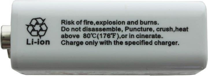 Actual product image AccuCell Rechargeable battery 9V block, 6LR61, 6F22 (1 pcs., 9V Block, 650 mAh)
