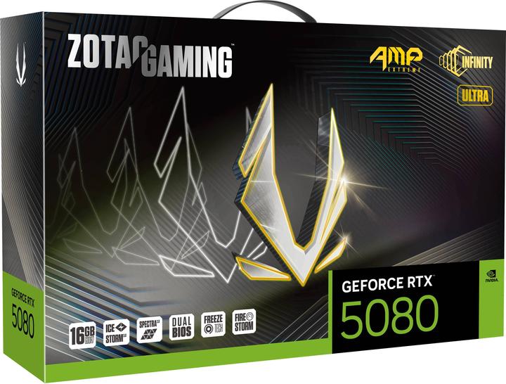 Productafbeelding Zotac GeForce RTX 5080 AMP Extreme INFINITY ULTRA (16 GB)