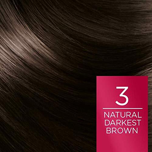 Actual product image L'Oréal Paris Excellence Haarfarbe-Set, 3 Stück (3 Dark Brown)