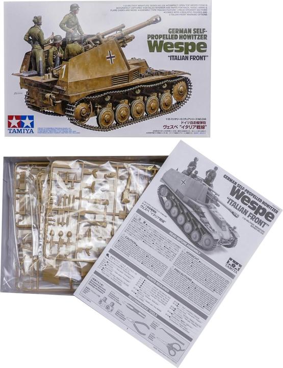 Image du produit Tamiya German Howitzer Guêpe italienne Front