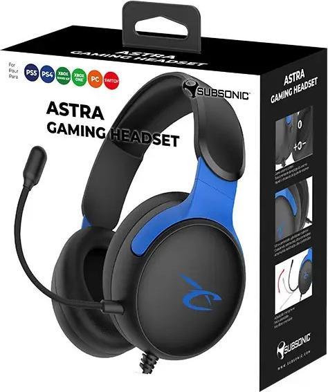Produktbild Subsonic ASTRA Gaming Headset - kabelgebunden - schwarz/blau (Kabelgebunden)