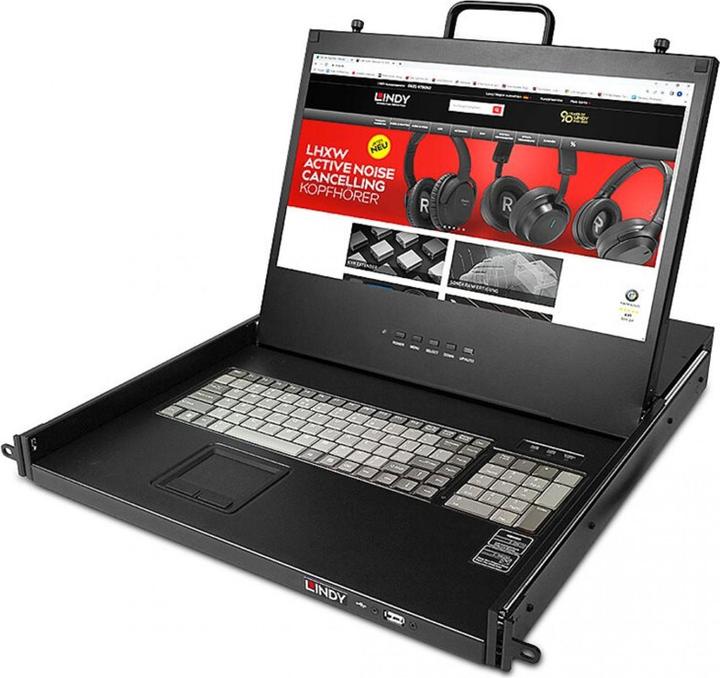 Produktbild Lindy HDMI, DP & VGA KVM LCD Konsole