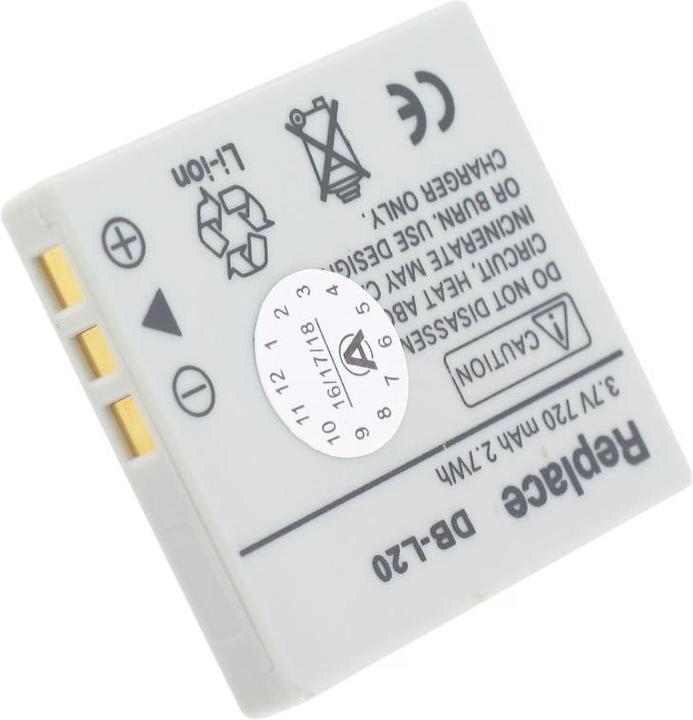 Sanyo Batteria DB-L20, Xacti DMX-C1 (Accumulatore di carica elettrica)