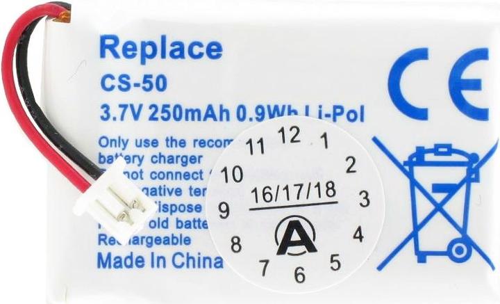 Actual product image Poly Battery CS50, CS55, CS60, CS65, CS351N (CS50, CS60)