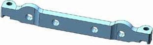 Actual product image Tamiya TT-02-S Steel Suspension Mount (Front)