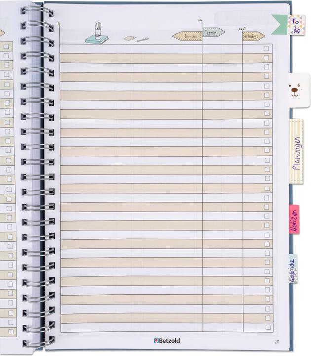 Actual product image Betzold Index stickers for calendars and planners