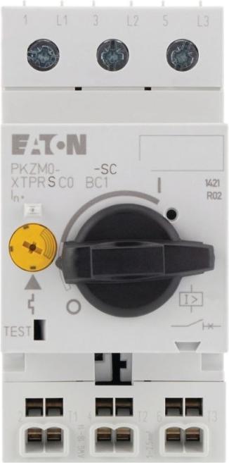 Actual product image Eaton Electric GmbH Motor-protective circuit-breaker PKZM0-2.5-SC 3-pole manually operated