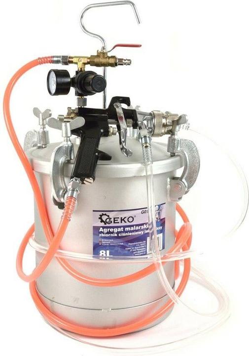 Image du produit GEKO Réservoir de peinture + tuyau + pistolet, 8l