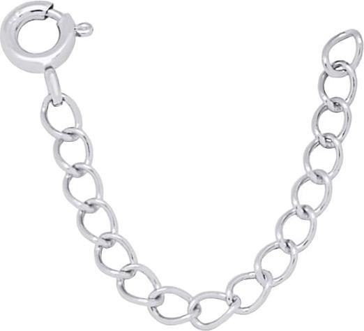 Candy Kettenverlängerung, 925 Sterling Silber (925 Sterling Silber, 5 cm)