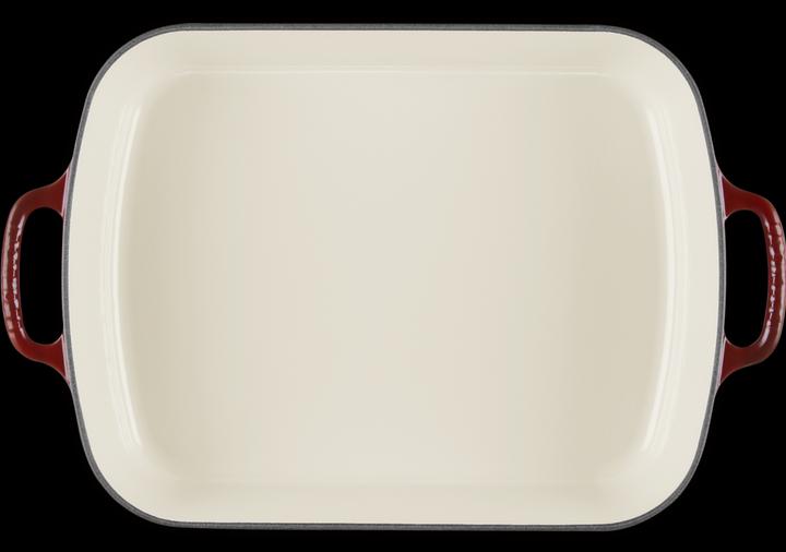 Actual product image Le Creuset Cast iron roasting pan SIGNATURE Garnet