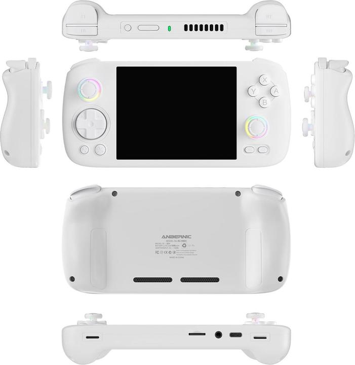 Actual product image Anbernic Retro-Spielkonsole RG406H Weiss