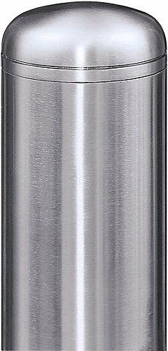 Actual product image Urbanus Stainless steel barrier post, with cap, with ground sleeve for concreting in, Ø