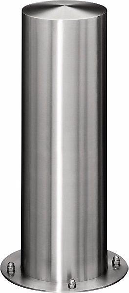 Urbanus Edelstahl-Sperrpfosten, Ø 205 mm, Flachkopf, zum Aufdübeln, Höhe 900 mm
