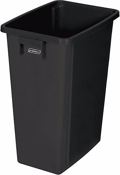 Image du produit Probbax Collecteur de tri en plastique, capacité 60 l, noir, sans couvercle. (60 l)