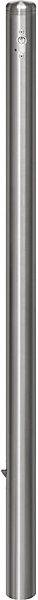 Actual product image Urbanus Stainless steel barrier post, with cap, with ground sleeve for concreting in, Ø