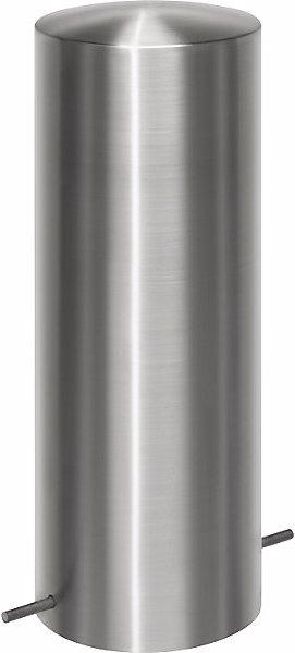 Urbanus Edelstahl-Sperrpfosten, Ø 306 mm, Flachkopf, zum Einbetonieren, Höhe 1000 mm