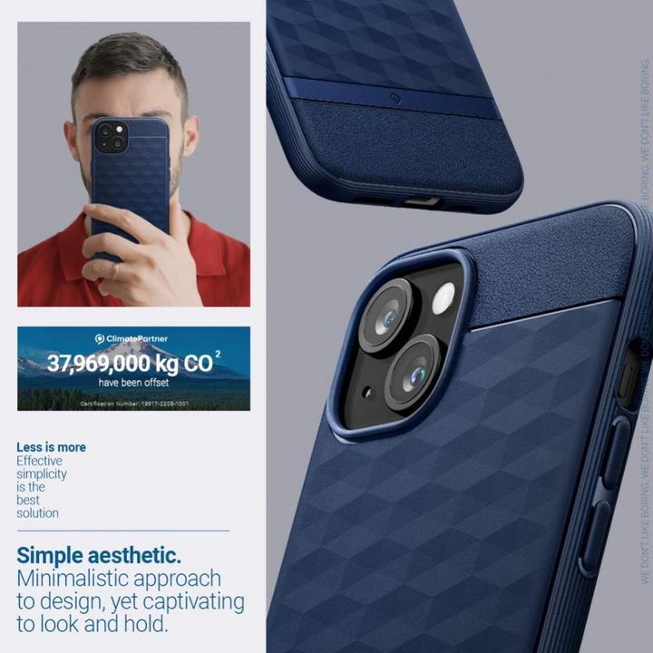 Actual product image Caseology Parallax Mag Magsafe Iphone 15 Midnight Blue (Apple iPhone 15)