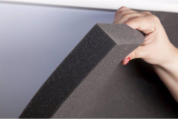 Produktbild Paperflow Trennwand easyScreen, einfarbig, mit Schallschutz, orange, Breite 940 mm