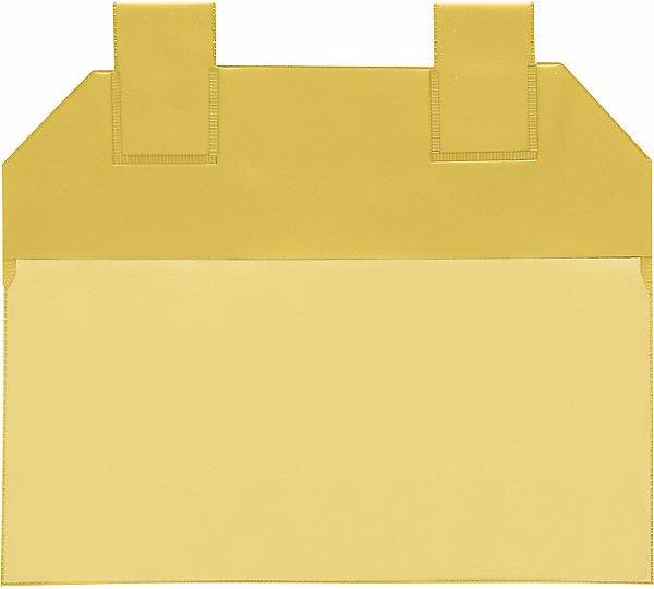 Actual product image Valdemar Krog Magnetic document pouches, pack of 50, for paper format A6, yellow. (A6)