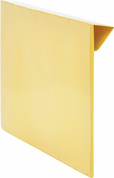 Produktbild Valdemar Krog Beschriftungstaschen, VE 100 Stk, für Holzaufsatzrahmen, Papierformat A5, gelb (A5)