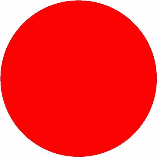 Image du produit smiT Symbole magnétique CERCLE, Ø 30 mm, lot de 20, rouge.