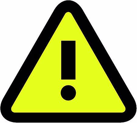 Image du produit smiT Symbole magnétique ATTENTION, h x l 35 x 40 mm, lot de 20 pièces, jaune/noir.
