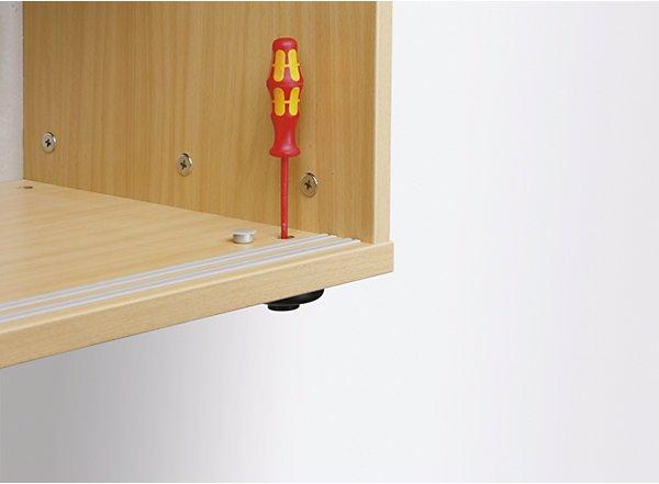 Actual product image Hammerbacher ANNY-AC - Shelf unit with acoustic rear panel, HxWxD 1100 x 400 x 400 mm, 2