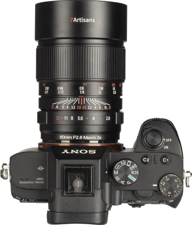 Produktbild 7artisans 60mm F2.8 Macro 2x Sony (E Mount) (Sony E, Vollformat)