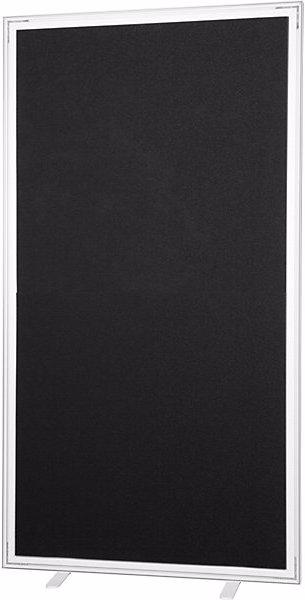 Image du produit Paperflow Cloison easyScreen, unicolore, avec isolation acoustique, noir, largeur 1600 mm.