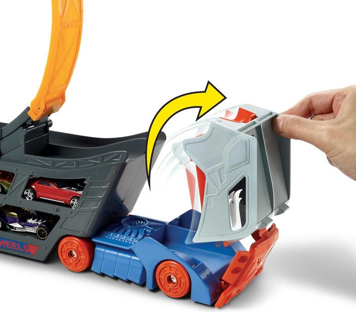 Produktbild Hot Wheels Stunt N Go Transporter & Trackset