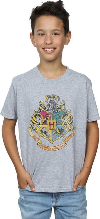 Actual product image Boys Hogwarts Crest T-Shirt (140, 146)