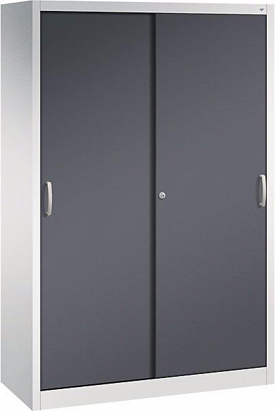 Produktbild C+P ACURADO Schiebetürenschrank, 4 FB, 1950x1200x500, l.grau/s.grau