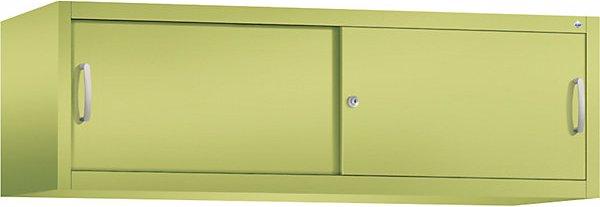 Produktbild C+P ACURADO Aufsatzschrank mit Schiebetüren, HxBxT 500x1600x500 mm, viridingrün