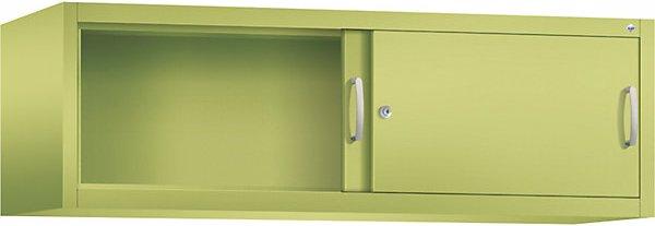Produktbild C+P ACURADO Aufsatzschrank mit Schiebetüren, HxBxT 500x1600x500 mm, viridingrün