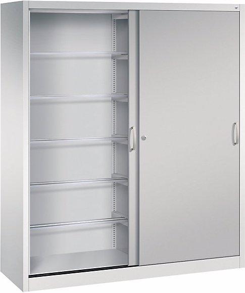 Image du produit C+P Armoire à portes coulissantes ACURADO, 12 rails, h x l x p 1950 x 1600 x 500 mm (160 x 50 x 195 cm)