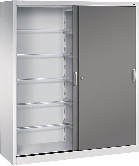 Immagine prodotto C+P Armadio con ante scorrevoli ACURADO, 12 guide mobili, alt. x largh. x prof. 1950 (160 x 50 x 195 cm)