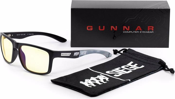 Produktbild Gunnar Intercept 6-Siege Edition Gaming-Brille Amber Glas