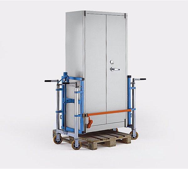 Rrr Hubtransporter, hydraulisch, VE 2 Stk, Tragfähigkeit 2000 kg, Hub 200 mm (2000 kg)