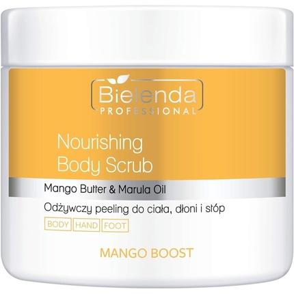 Actual product image Bielenda Professional Mango Boost Nourishing Body Hand and Foot Scrub Moisturizing Smoothing Regener