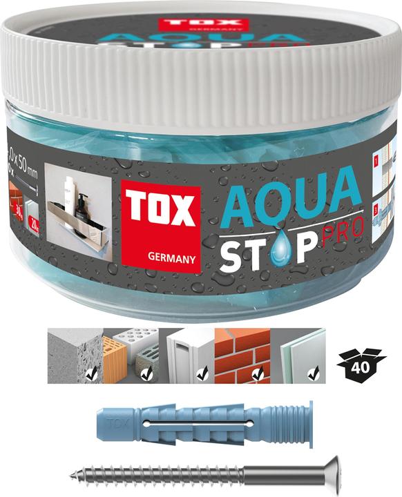 Tox All-purpose sealing tape Aqua Stop Pro 6/38 mm 40 pcs. (40 pcs.)