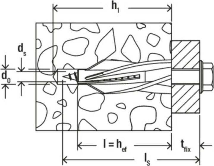 Produktbild Fischer Gasbetondübel GB 8 (4 Stk.)