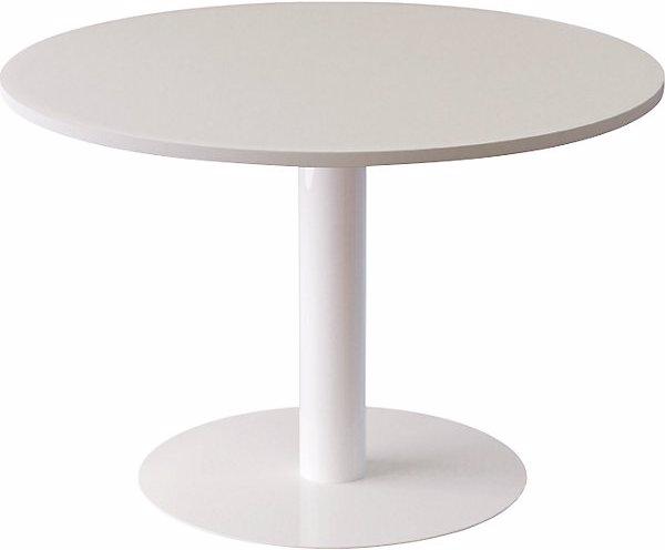 Paperflow Besprechungstisch, Ø 1150 mm, 750 mm hoch, weiss